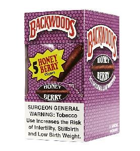 BACKWOODS 5PK HONEY BERRY 8CT BOX