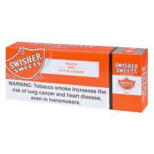 SWISHER SWEETS LITTLE PEACH CIGARS 10CT BOX