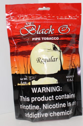 BLACK OWL 6OZ PIPE TOBACCO REGULAR BAG