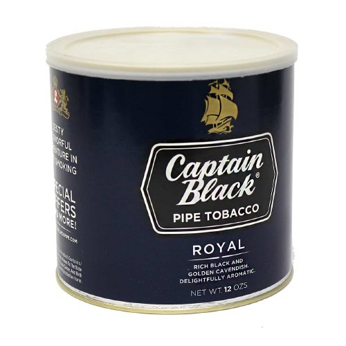 CAPTAIN 12OZ BLACK ROYAL PIPE TOBACCO EACH