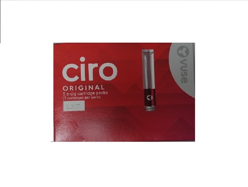 VUSE CIRO ORIGINAL ECIG CARTRIDGE 5CT BOX