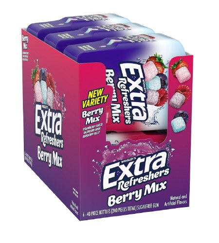 EXTRA REFRESHERS BERRY MIX 6CT BOX