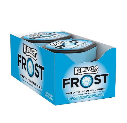 ICE BREAKERS 1.2OZ FROST PEPPERMINT 6CT BOX