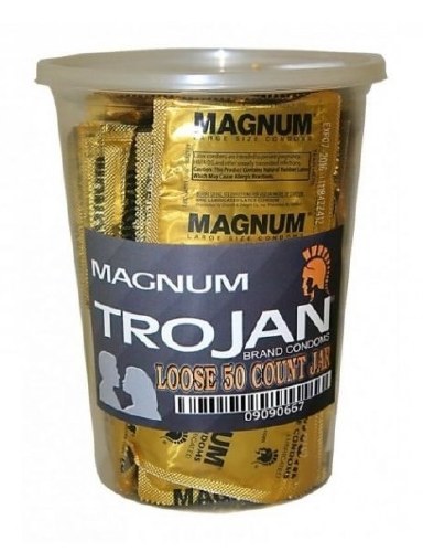 TROJAN JAR 50CT JAR