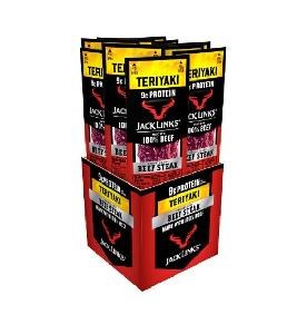 JACK LINKS 1OZ TERIYAKI BEEF STEAK 12CT BOX