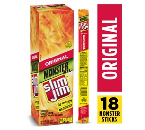 SLIM JIM 1.94OZ MONSTER SIZE ORIGINAL 18CT BOX