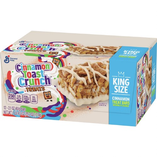 CINNAMON 2.1OZ KING TOAST CRUNCH 12CT BOX