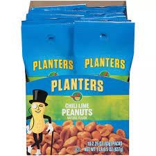 PLANTERS 2.25OZ CHILI LIME PEANUT 10CT BOX