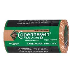 COPENHAGEN 1.2OZ POUCHES WINTERGREEN 5CT ROLL