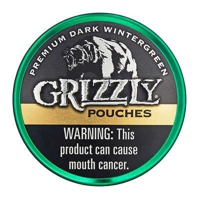 GRIZZLY POUCHES DARK WINTERGREEN 5CT ROLL