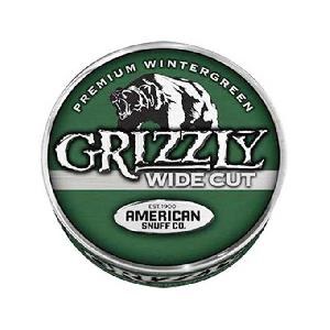 GRIZZLY 1.2OZ WIDE CUT WINTERGREEN 5CT ROLL
