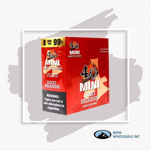 4KING MINI SWEET CIAGR 15CT BOX