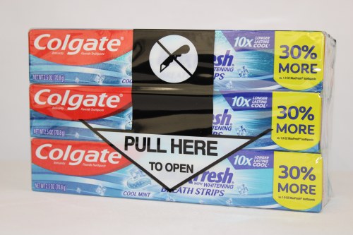 COLGATE 2.5OZ TOOTHPASTE MAXFRSH 6CT PACK