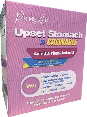 PRIME AID UPSET STOMACH 2TABLETS 25CT BOX