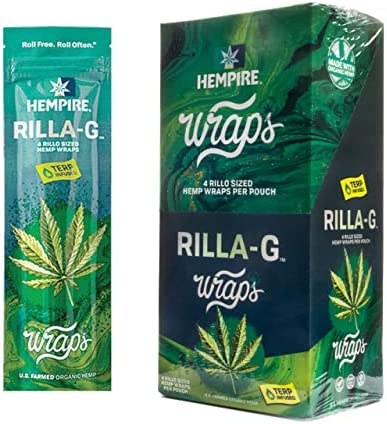 HEMPIRE 4PK WRAPS $1.15  RILLA-G 15CT BOX