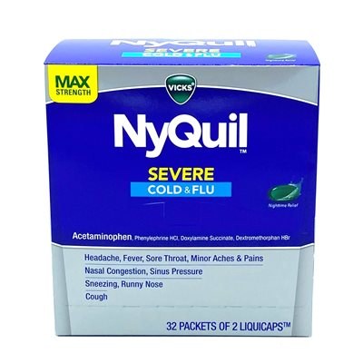NYQUIL VICKS COLD&FLU LIQUICAPS 16CT BOX