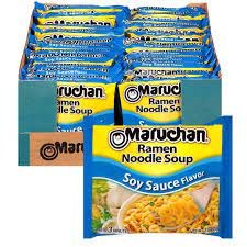MARUCHAN 3OZ SOY SAUCE FLAVOUR 24CT BOX