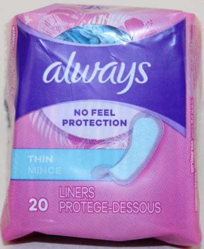ALWAYS THIN MINCE 20LINERS PACK