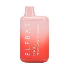 ELFBAR 5000PUFF PEACH MANGO WATERMELON 10CT BOX