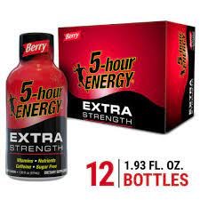 5HOUR ENERGY 1.93OZ EXTRA BERRY 12CT BOX