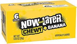 N&L 0.93OZ CHEWY BANANA 24CT BOX
