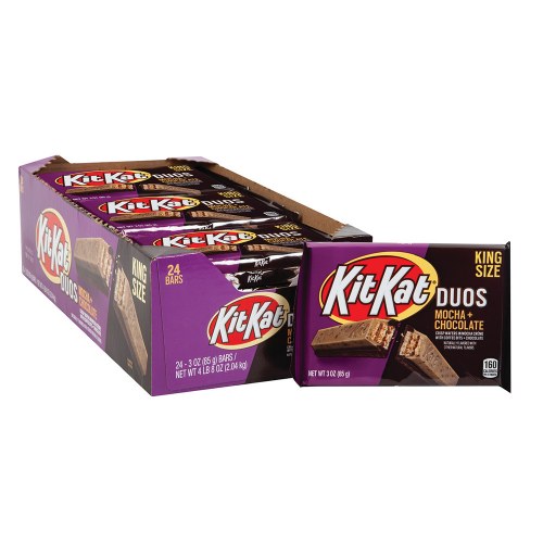 KITKAT 3OZ MOCHA CHOCOLATE KING 24CT BOX