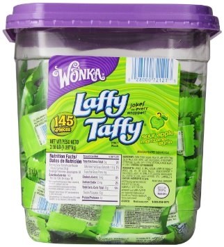 LAFFY TAFFY SOUR APPLE 145CT JAR