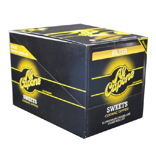 AL CAPONE 10PK COGNAC DIPPDED CIGARS 10CT BOX