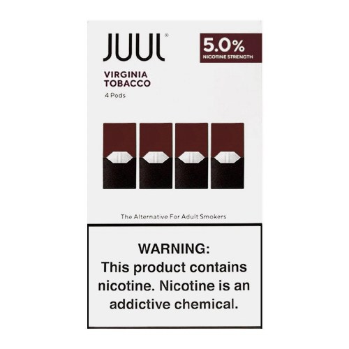 JUUL 4POD 5% VIRGINIA TOBACCO 8CT BOX
