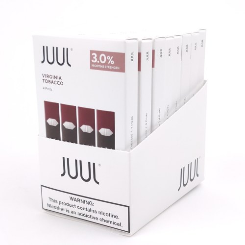 JUUL 4POD 3% VIRGINIA TOBACCO 8CT BOX