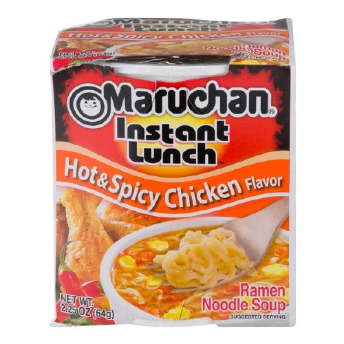 MARUCHAN 2.25OZ CUP HOT SPICY CHICKEN 12CT BOX