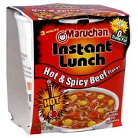MARUCHAN 2.25OZ CUP HOT & SPICEY BEEF 12CT BOX
