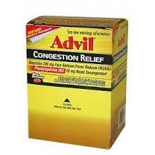 ADVIL CONGESTION RELIEF 25CT BOX