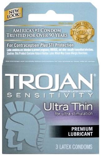 TROJAN 3PK ULTRA THIN GRAY BOX