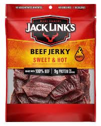 JACK LINKS 3.25OZ SWEET & HOT BEEF JERKY 8CT BOX