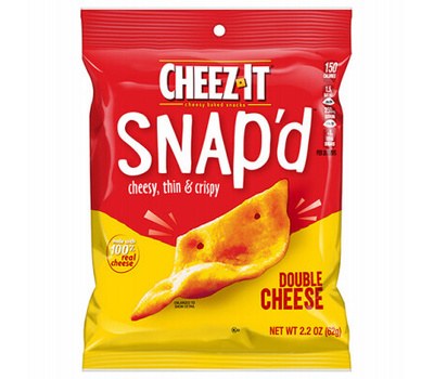 CHEEZIT SNAP'D 2.2OZ DOUBLE CHEESE  - EACH