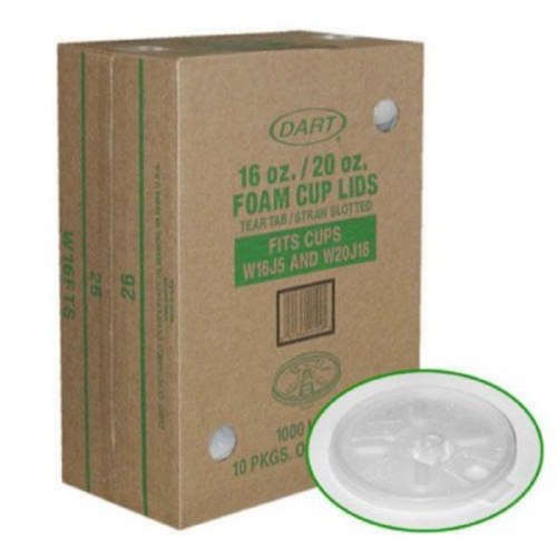 DART 16OZ LIDS 1000CT BOX