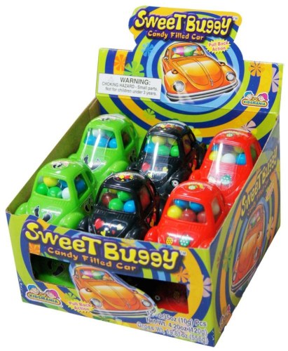 TOY CANDY 0.32OZ SWEET BUGGY 12CT BOX
