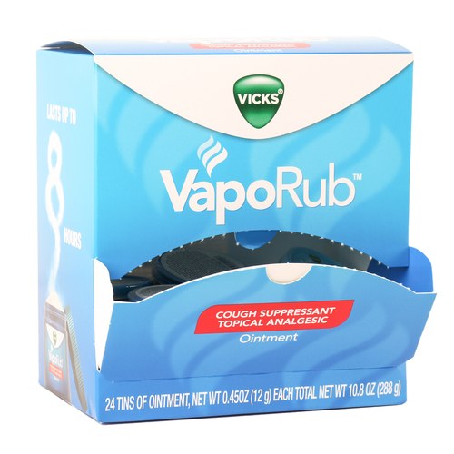 VICKS 0.45OZ VAPORUB 24CT BOX