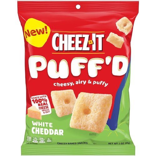 CHEEZ IT 3OZ PUFFED CHEDDER 6CT BOX