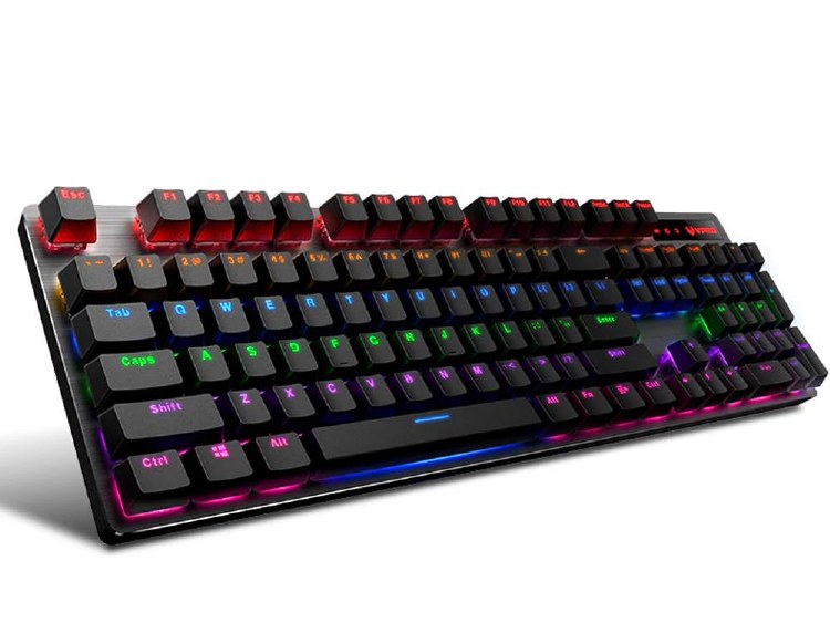 RAPOO V500 Pro Backlit Mechanical Gaming Keyboard - Spill Resistant, Metal Cover,
