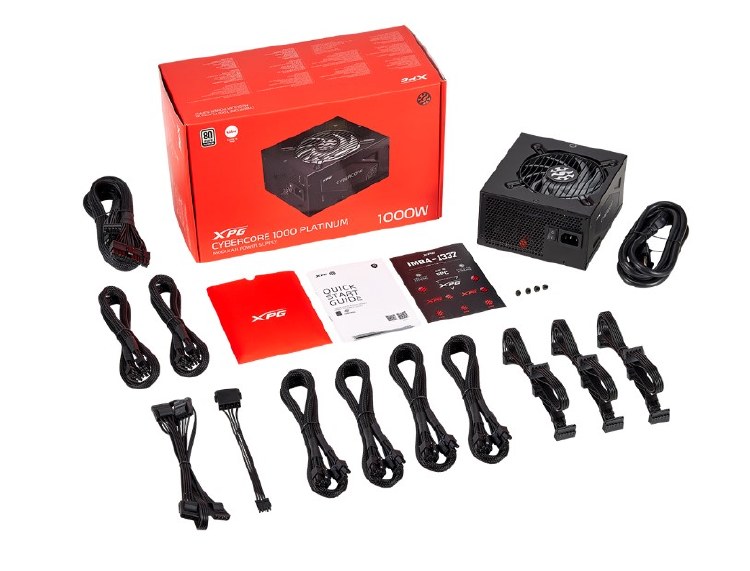 XPG CYBERCORE 1000W PSU 80PLUS TITANIUM ATX 3.0 10Yr Warranty