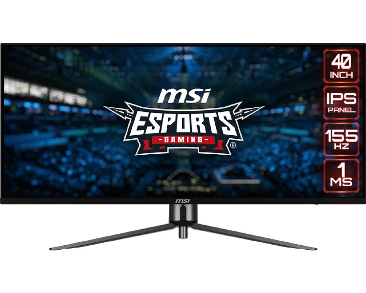 MSI MAG 401QR - 40" IPS, 3440 x 1440 UWQHD, 155Hz, 1ms, Adaptive-Sync