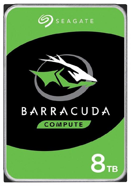 Seagate BarraCuda HDD 3.5INCH  8TB SATA 5400RPM 256MB CACHE 2YRS - ST8000DM004