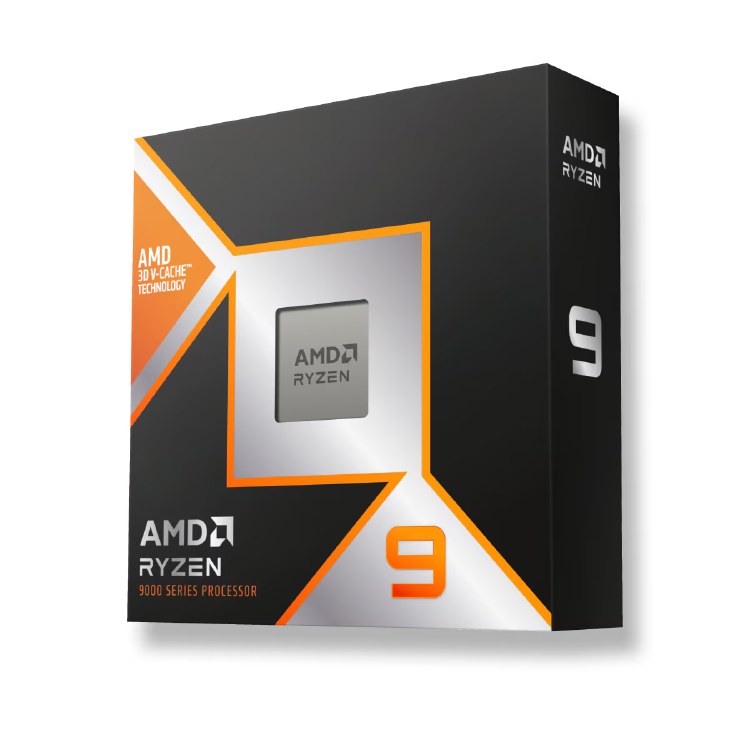 AMD Ryzen 9 9950X3D: 16-cores/32-threads, 4.3 GHz base clock (5.7 GHz boost) 170W TDP - No Cooler Included