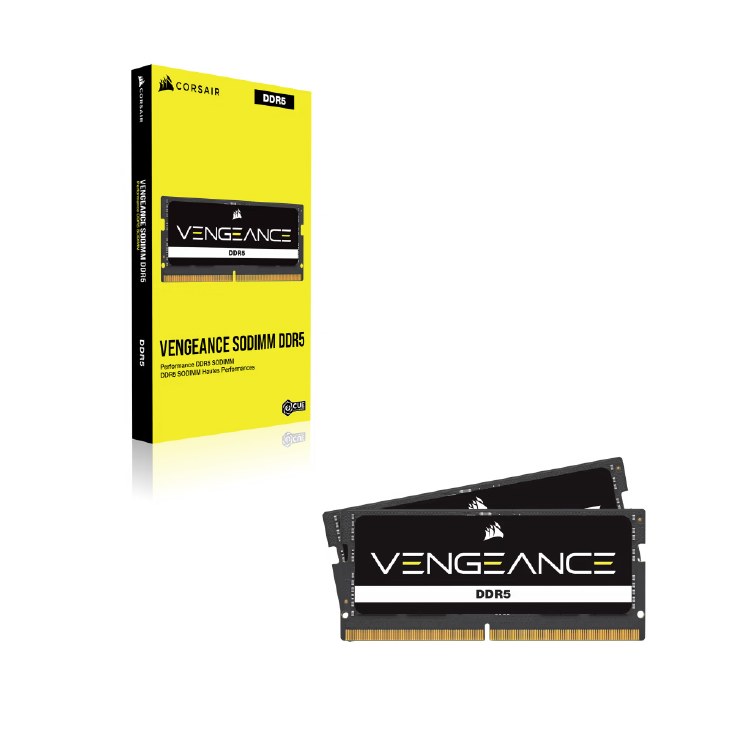 CORSAIR 16GB VENGEANCE DDR5 SODIMM 4800MHz - CMSX16GX5M1A4800C40