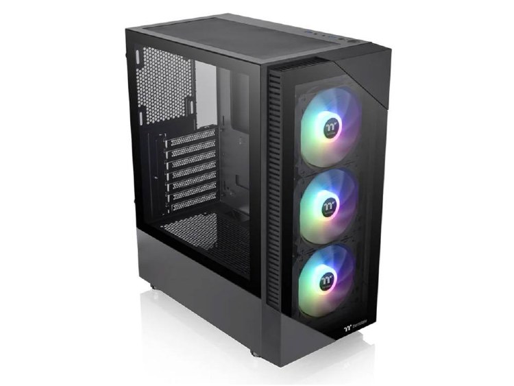 Thermaltake View 200 PLUS ARGB TG Mid Tower Case Black Edition