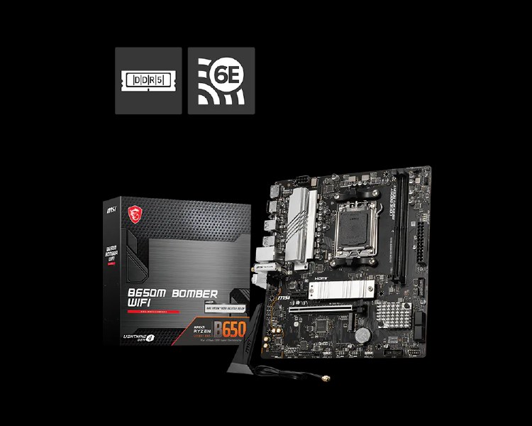 MSI PRO B650M-BOMBER WIFI MOTHERBOARD