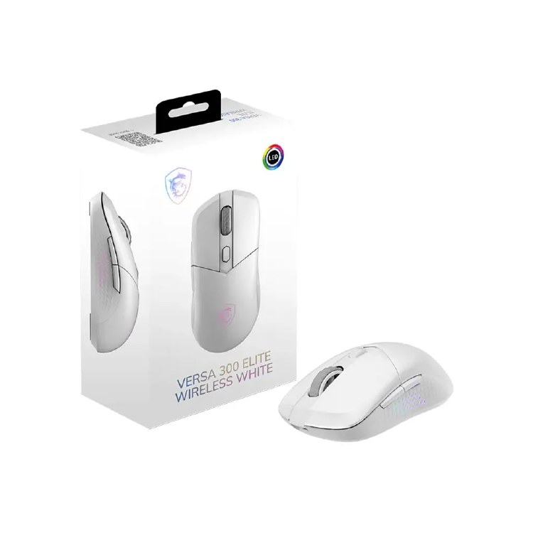 MSI VERSA 300 WIRELESS WHITE Wireless Gaming Mouse