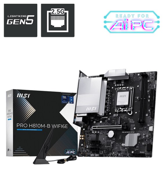 MSI PRO H810M-B WIFI6E MOTHERBOARD